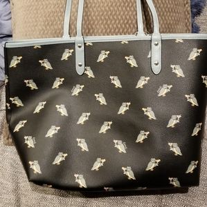 Coach disney Tote owl bag